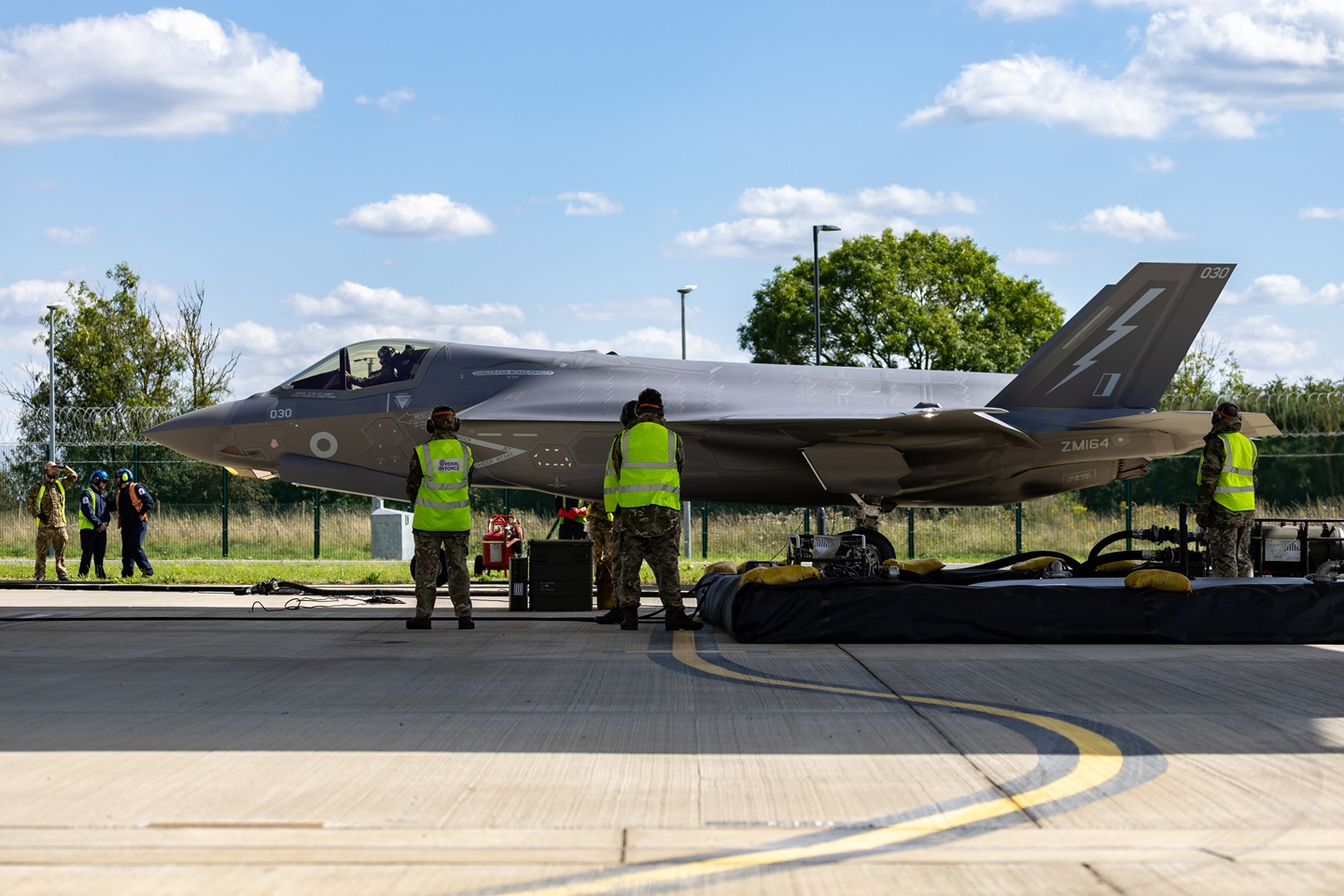 RAF Tornado being prepared