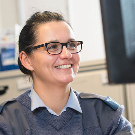 RAF People Operations specialist in office