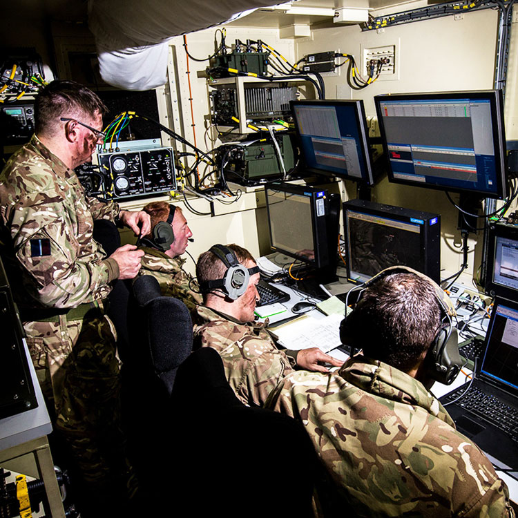 Air and Space Operations Systems Officer managing controllers at temporary ATC